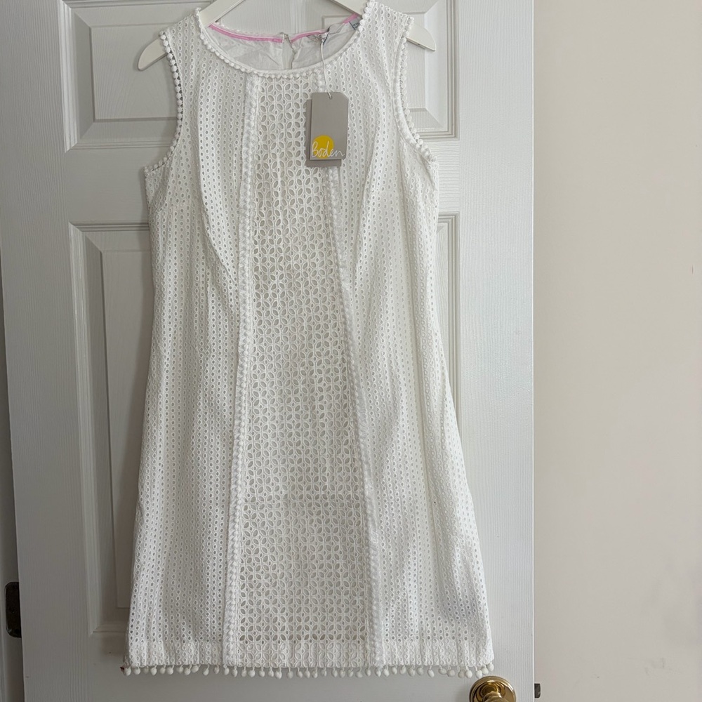 Boden Eyelet Lace Sheath Dress